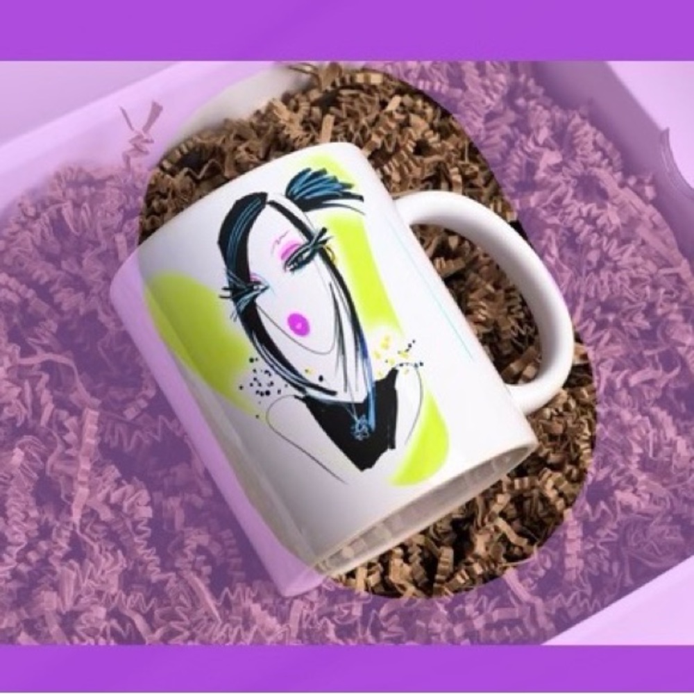 Colorful Mugs & Art Prints - Featuring Stylish, Glamorous, Fashion Muses…